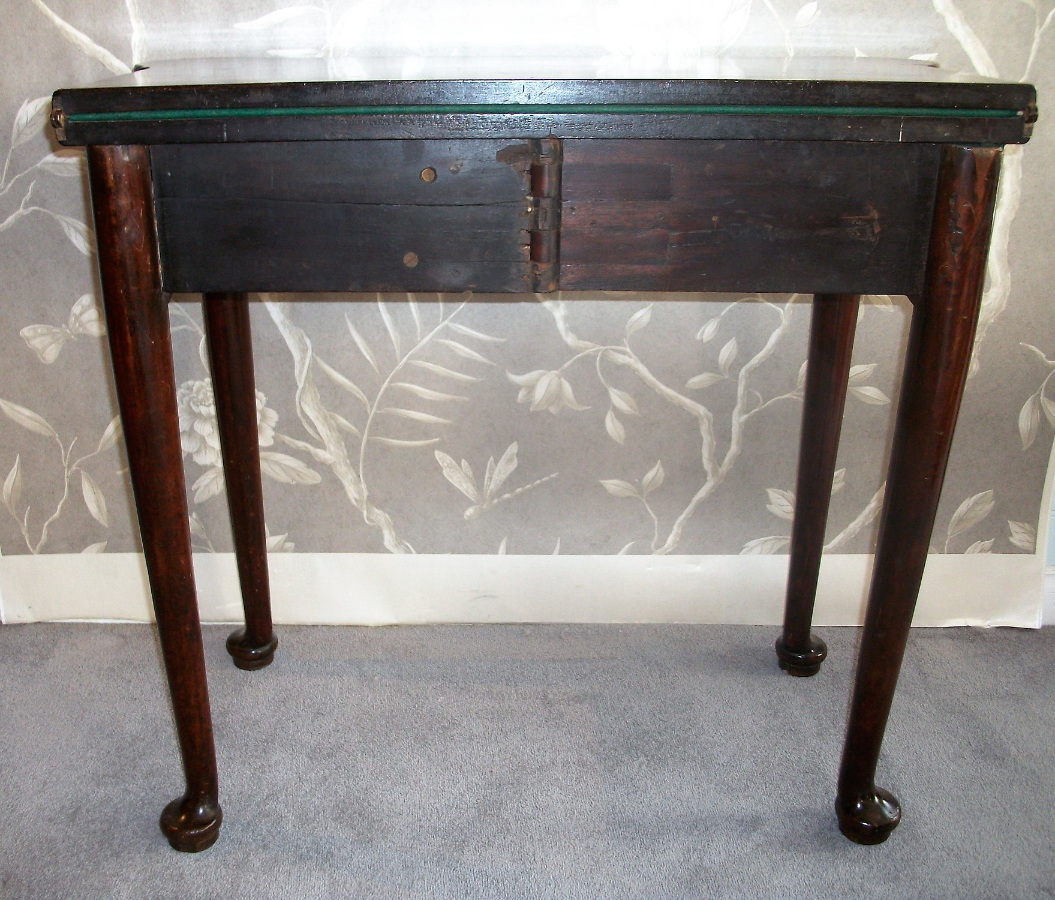 Rare Antique Games Table Circa 1750